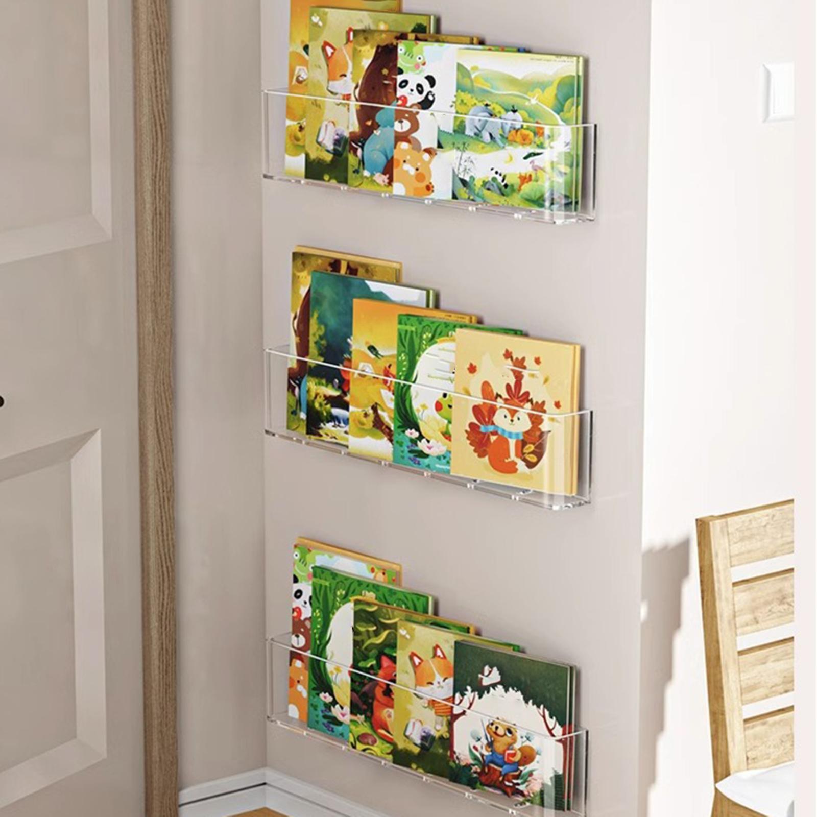 Baby Nursery Floating Shelves - 3x étagères à livres flottantes salle