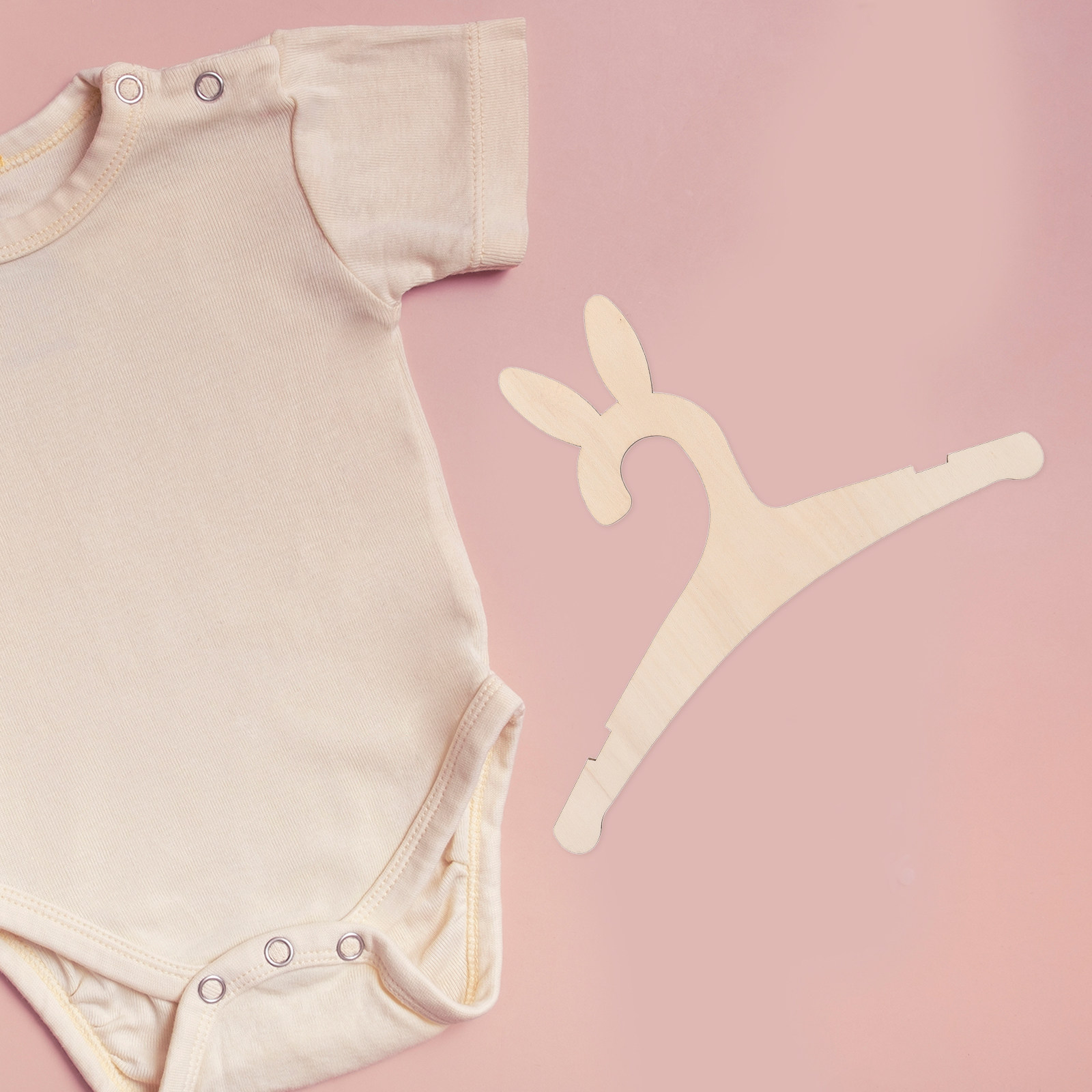 Baby Nursery Diy - Lot de 5 cintres en bois