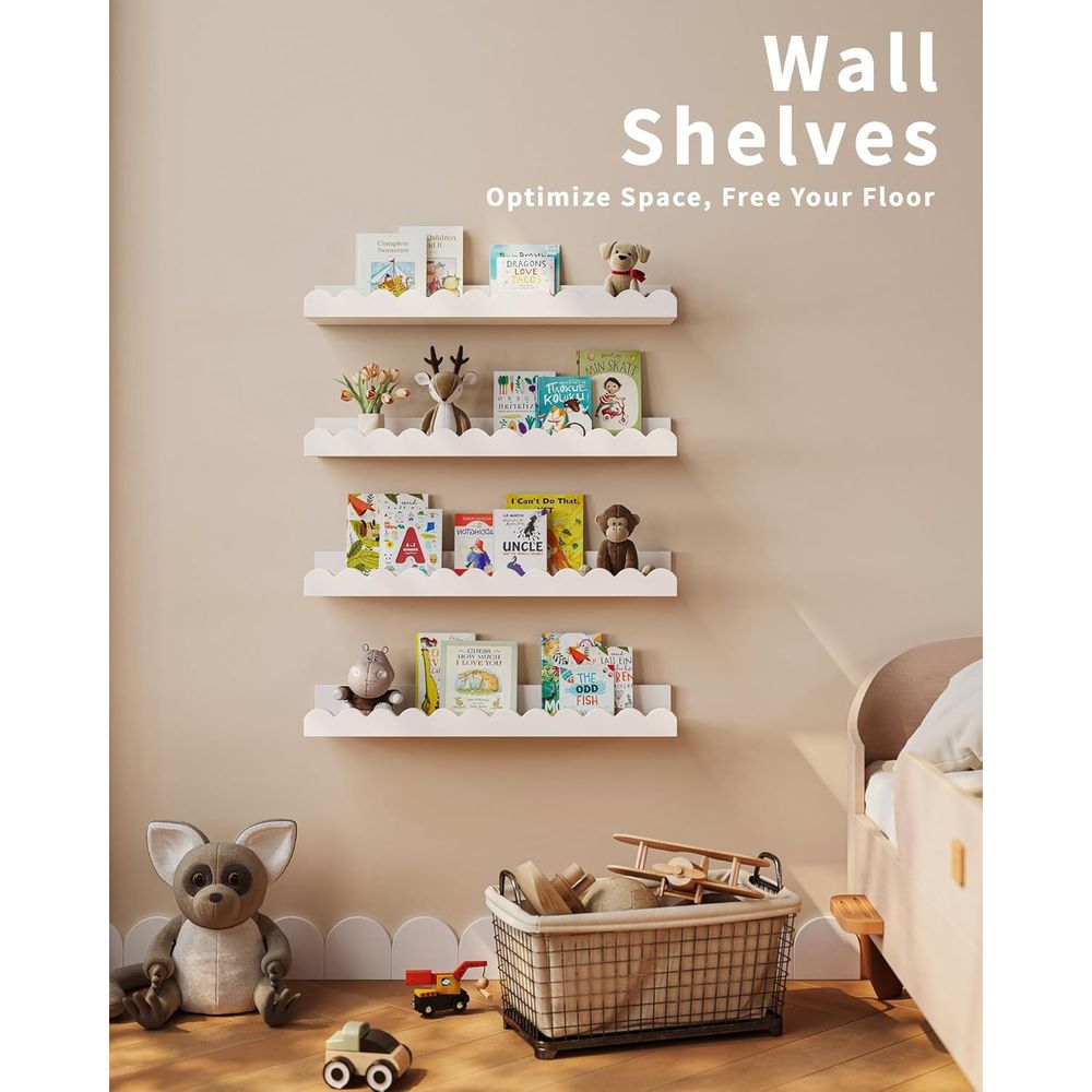 Lot de 4 étagères flottantes b - Baby Nursery Floating Shelves avis et prix