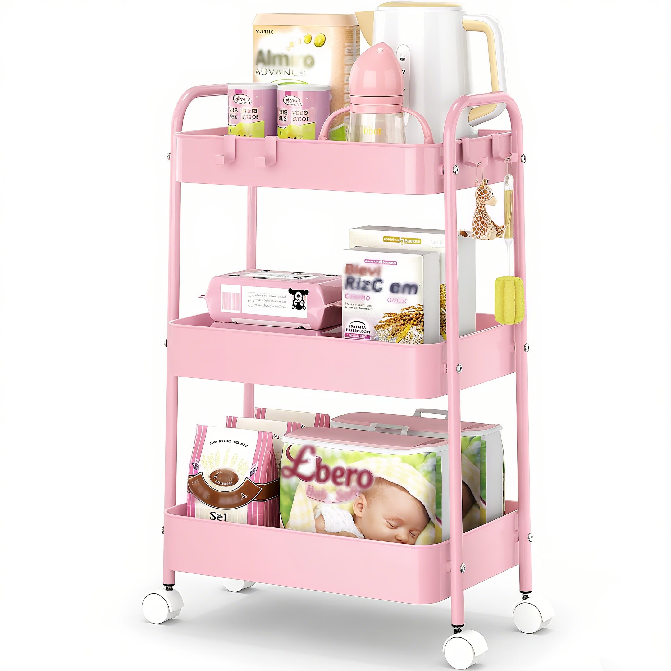 Chariot de rangement à 3 nivea - Baby Nursery Unit avis et prix