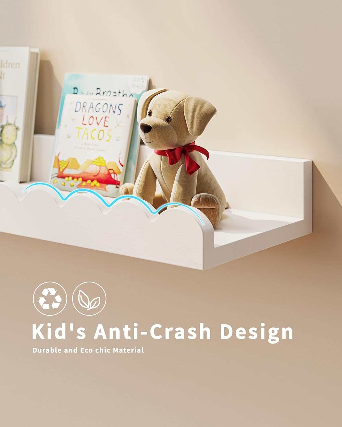 Ensemble de 4 étagères flottan - Baby Nursery Floating Shelves avis et prix