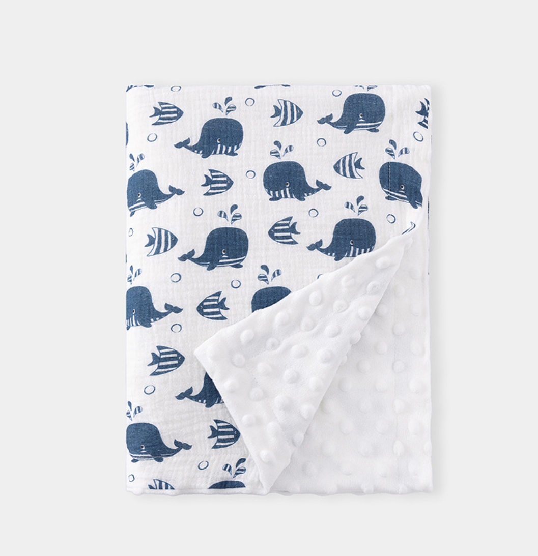 Couverture en mousseline de co - Baby Boy Nursery Quilt avis et prix
