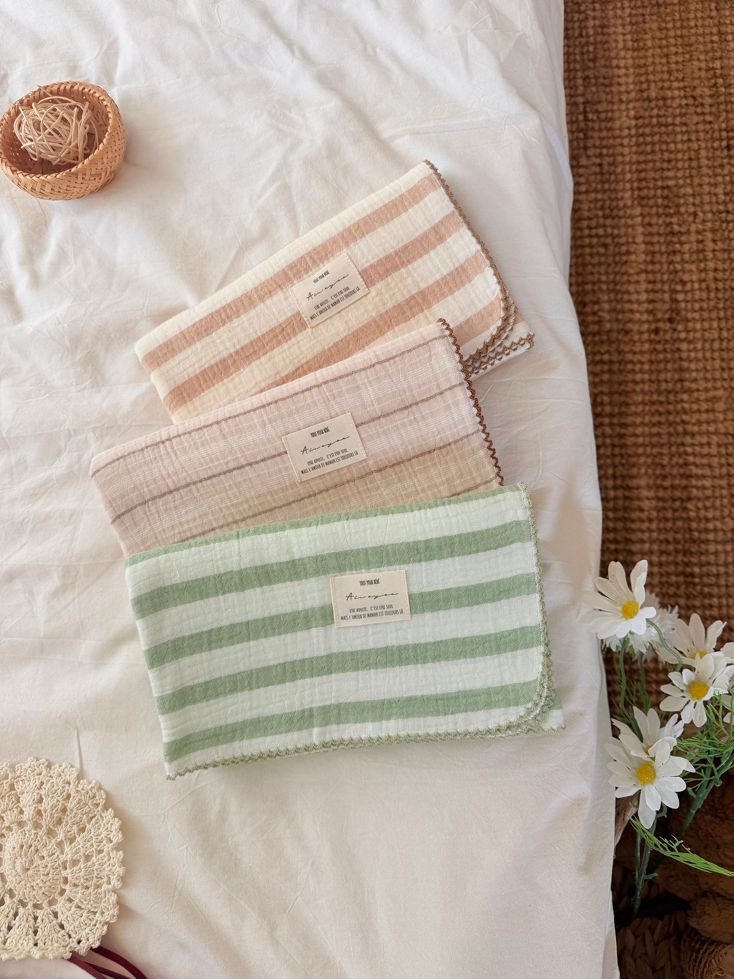 Couvertures d'emmaillotage en  - Baby Boy Nursery Quilt avis et prix