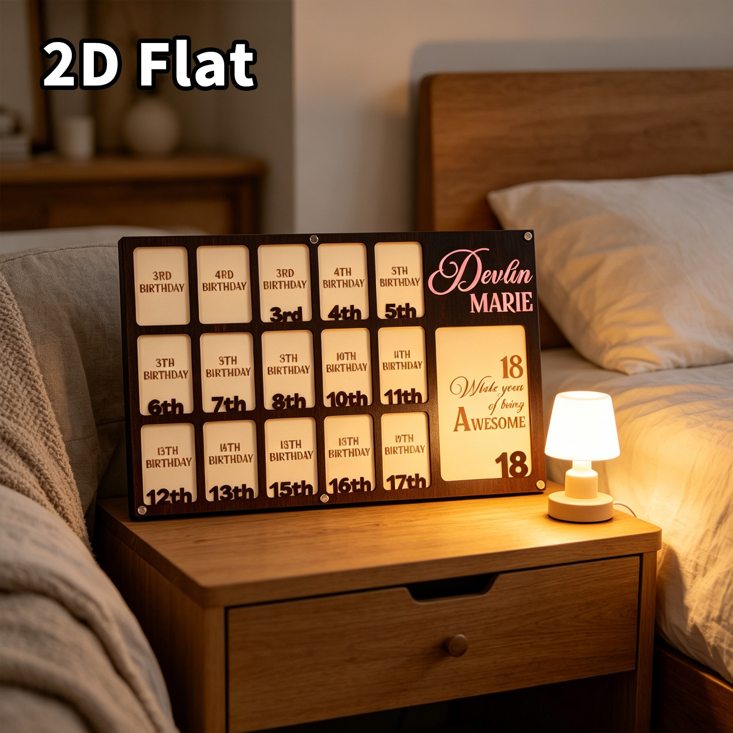 1 plaque murale en bois person - Baby Nursery Diy avis et prix