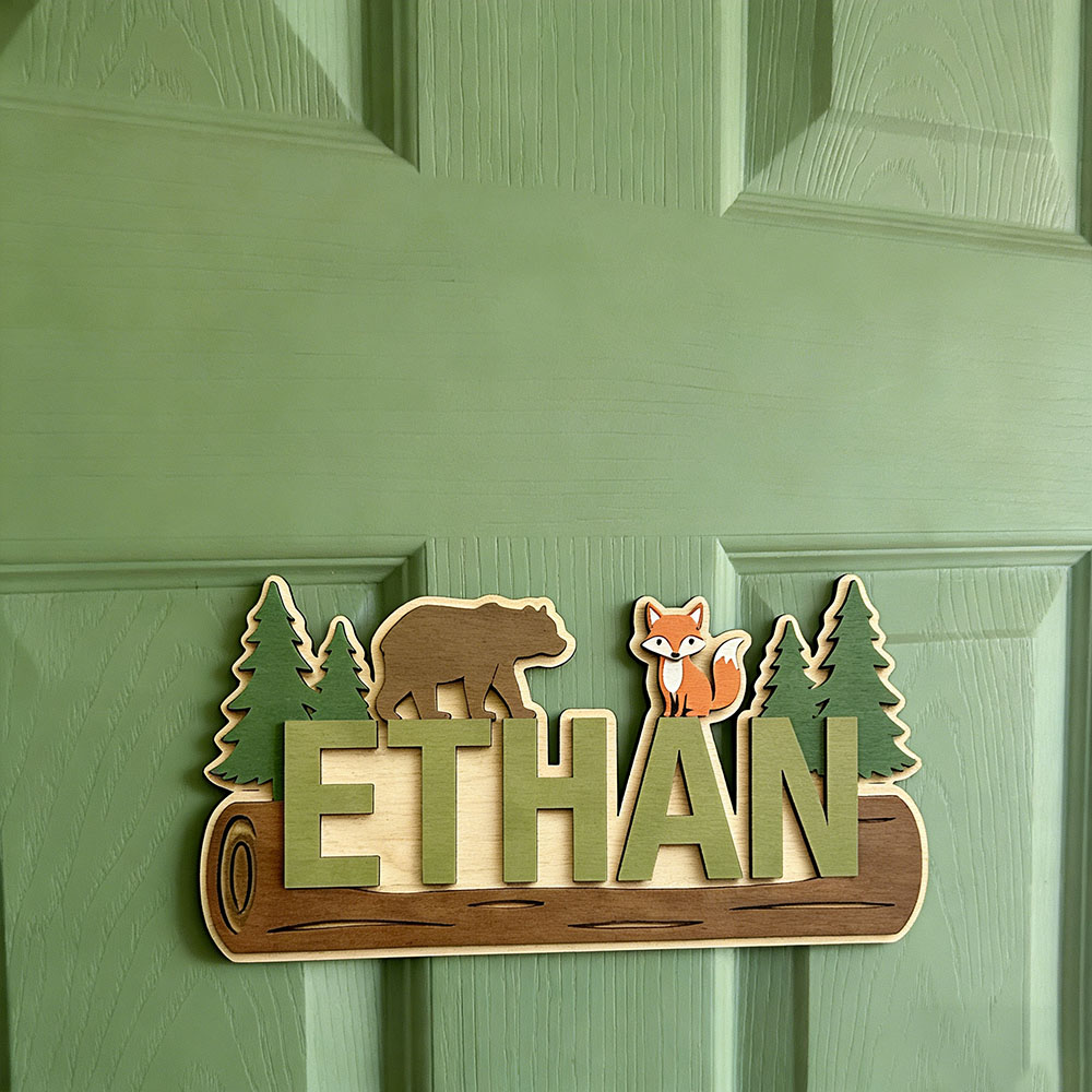 Plaque en bois personnalisée a - Baby Nursery Toy avis et prix