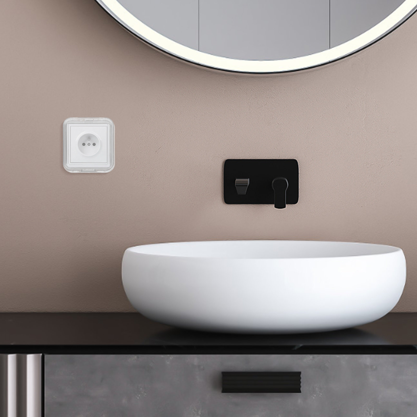 Couvre-prises transparents pou - Baby Nursery Outlet avis et prix