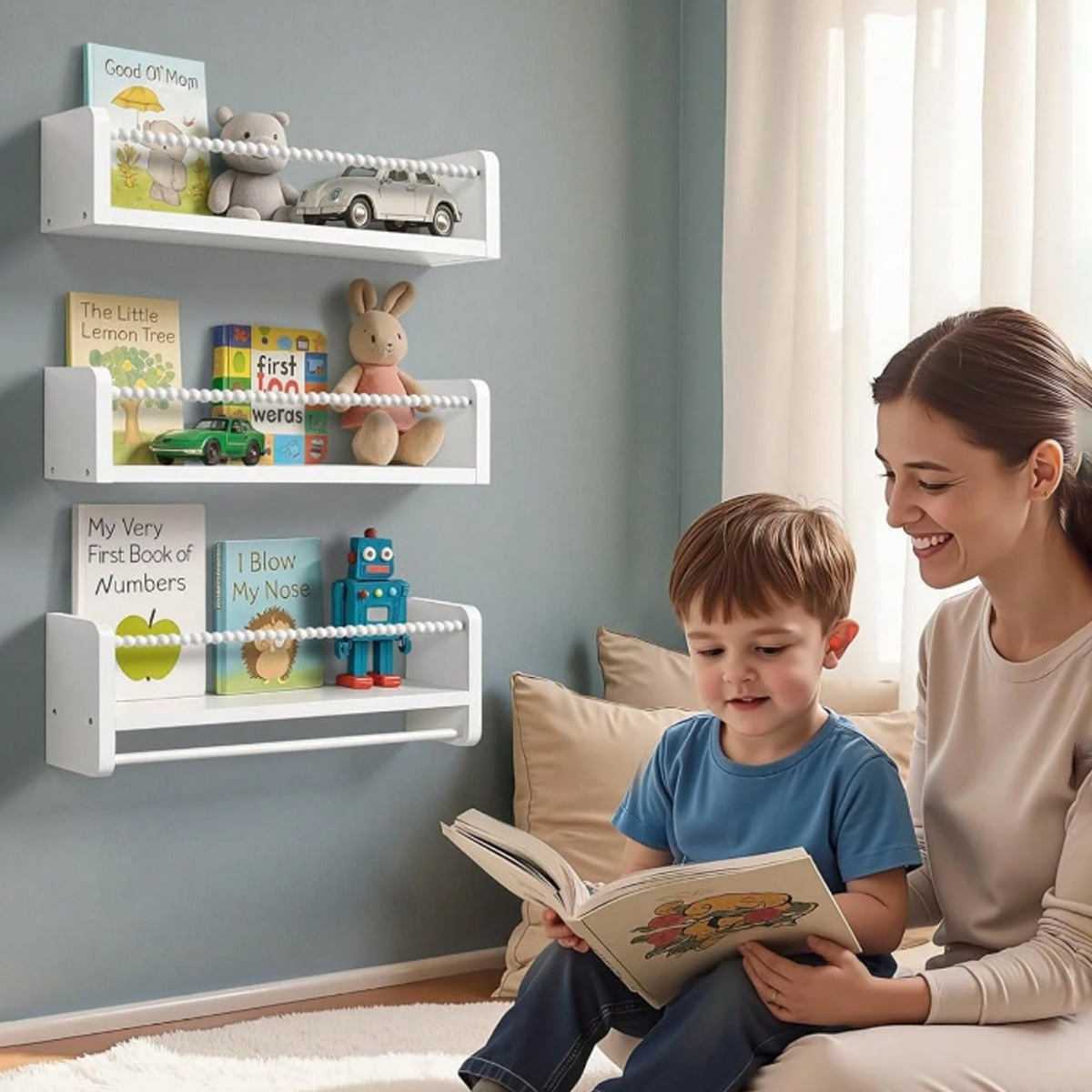 Étagères à livres pour chambre - Baby Nursery Floating Shelves avis et prix