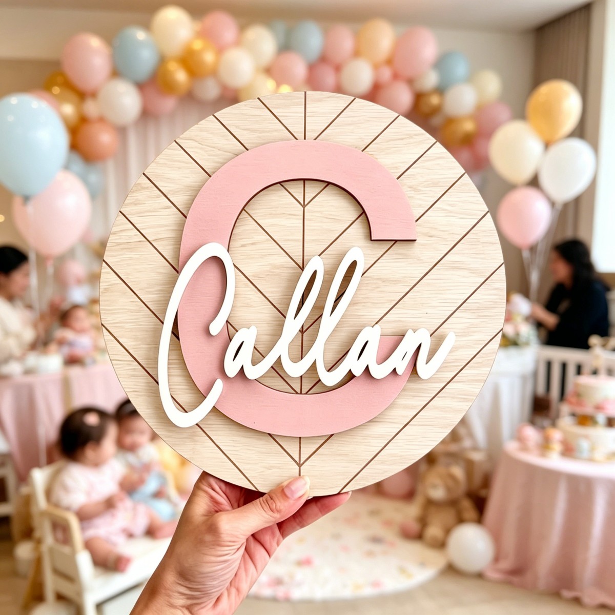 1 plaque nominative géométriqu - Baby Nursery Diy avis et prix