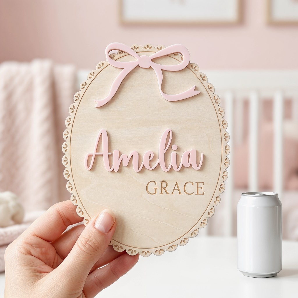 1 plaque nominative personnali - Baby Nursery Ornaments avis et prix
