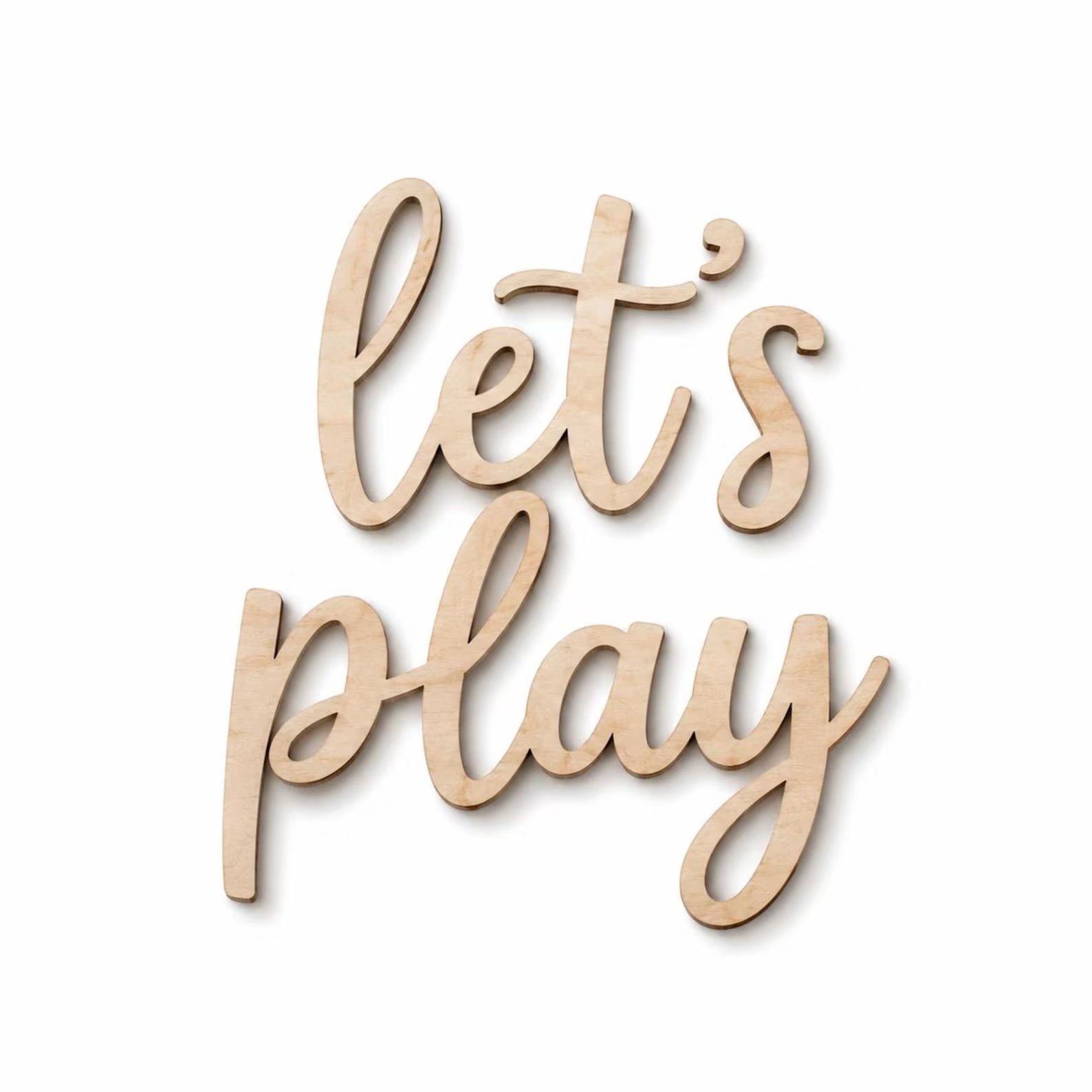 Panneau mural en bois « Let's  - Baby Nursery Toy avis et prix