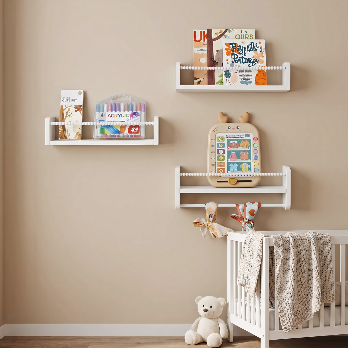 Étagères murales flottantes po - Baby Nursery Floating Shelves avis et prix